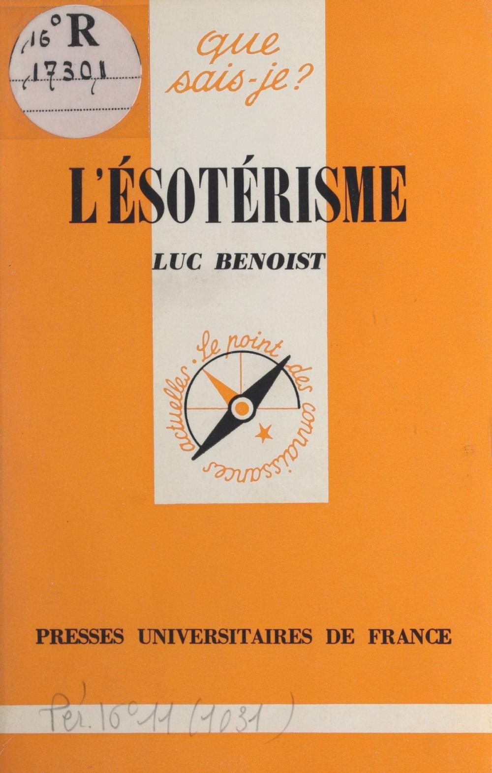 Big bigCover of L'ésotérisme