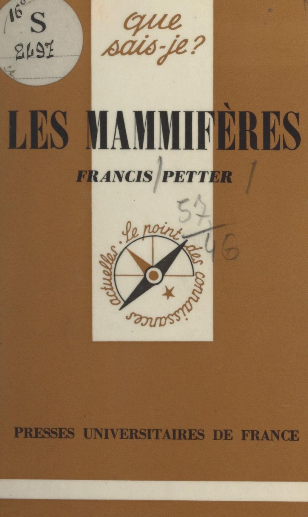 Big bigCover of Les mammifères