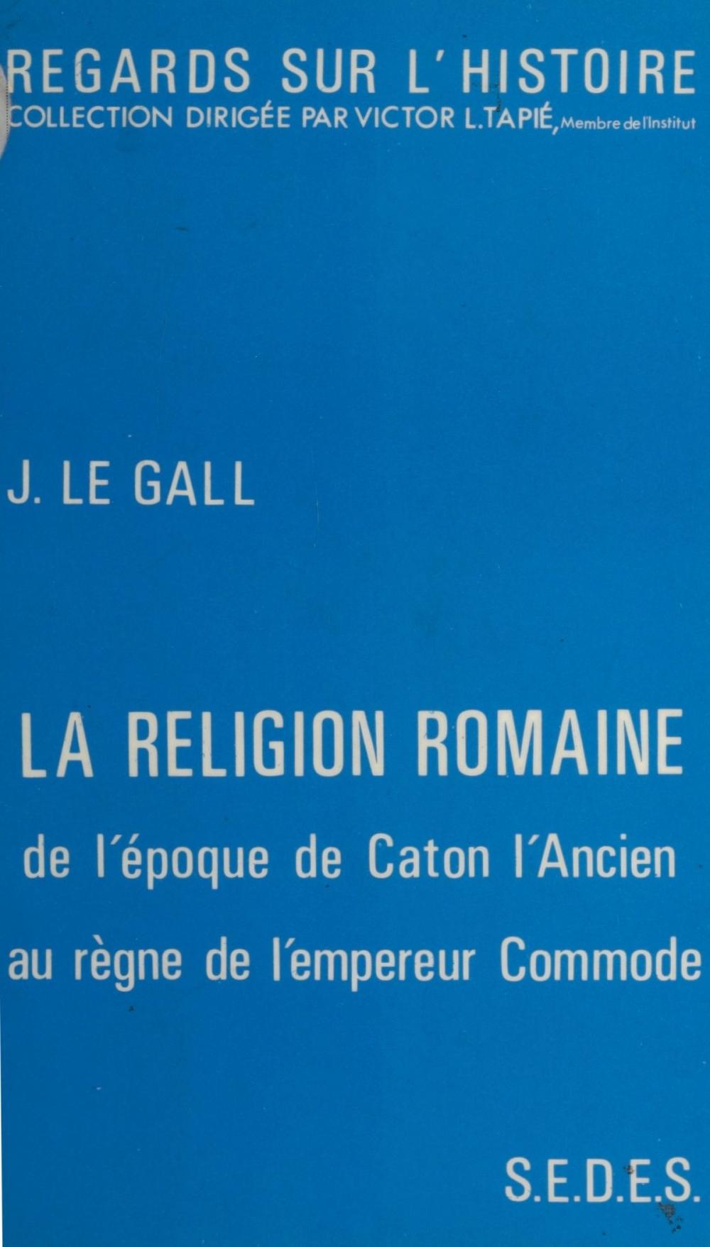 Big bigCover of La religion romaine