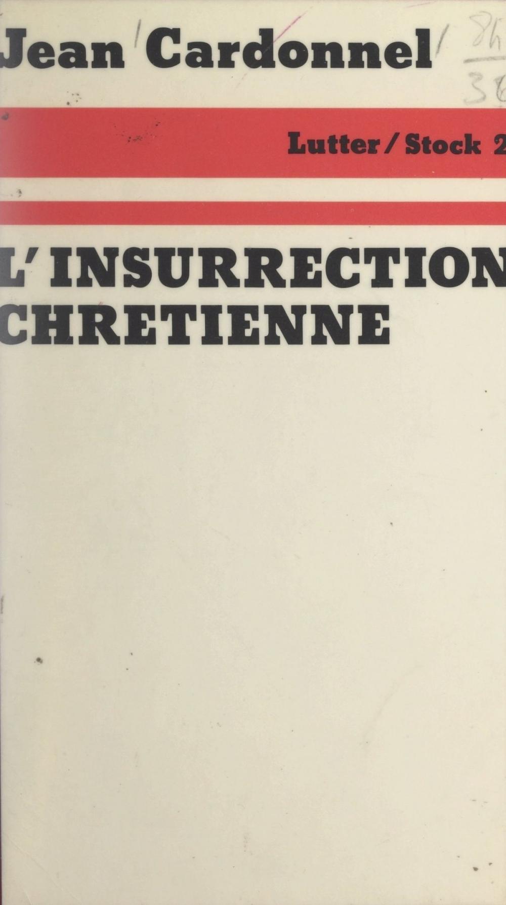 Big bigCover of L'insurrection chrétienne