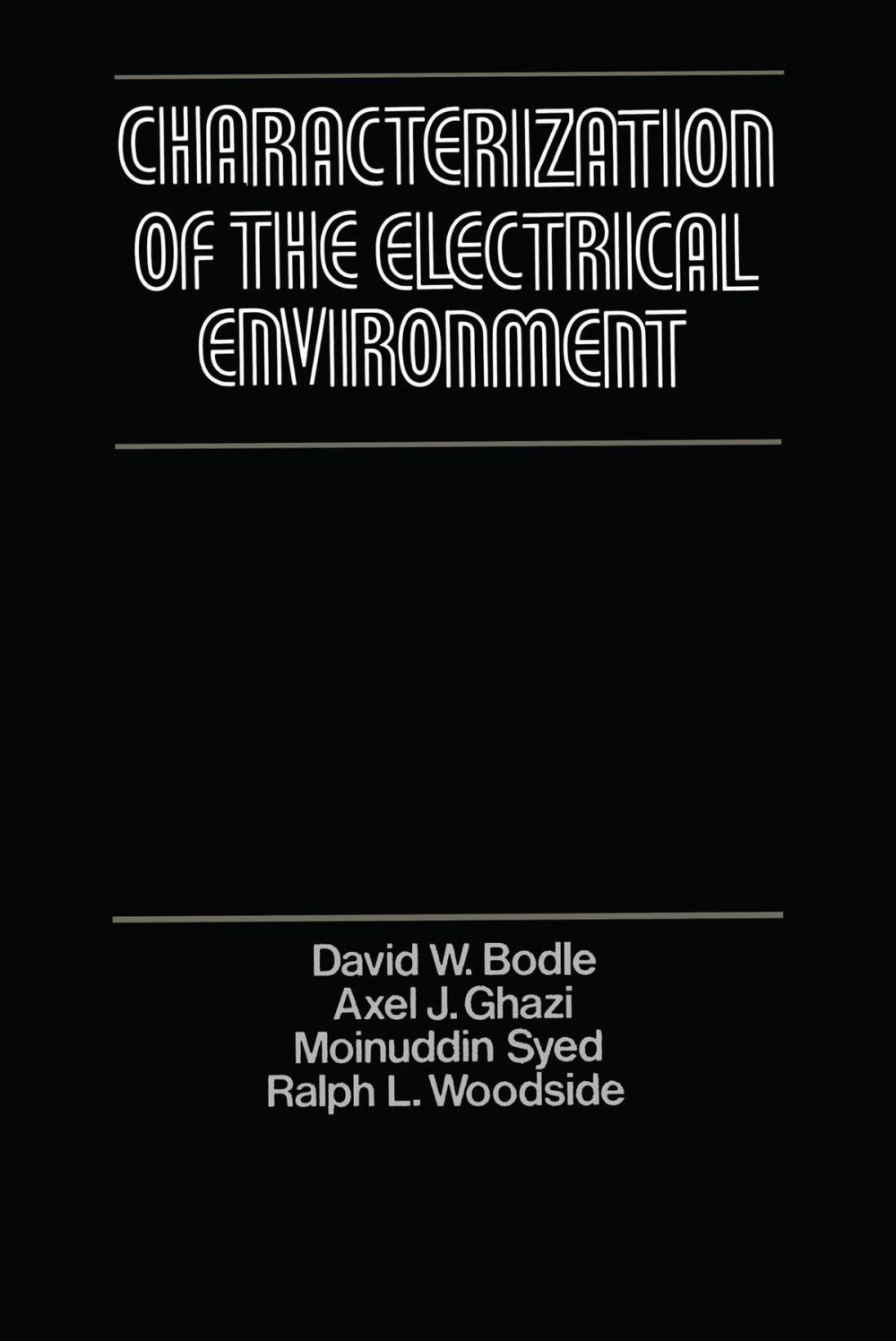 Big bigCover of Characterization of the Electrical Environment