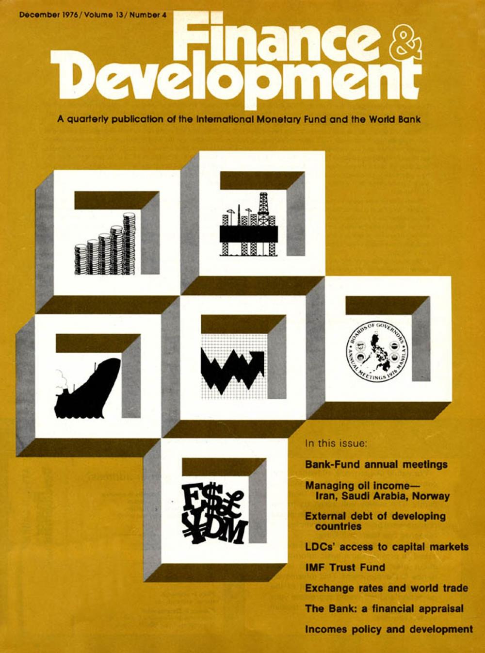 Big bigCover of Finance & Development, December 1976