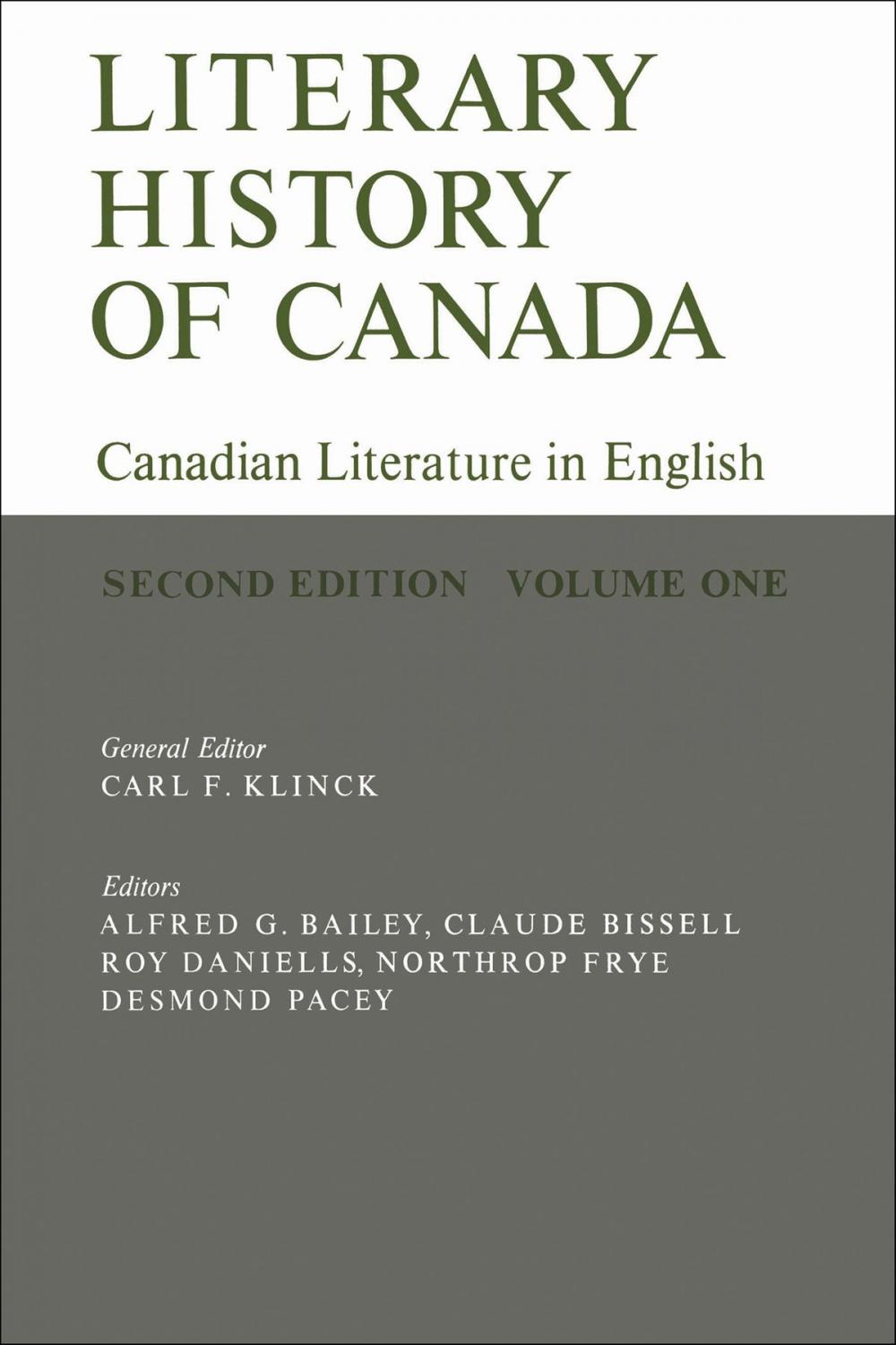 Big bigCover of Literary History of Canada