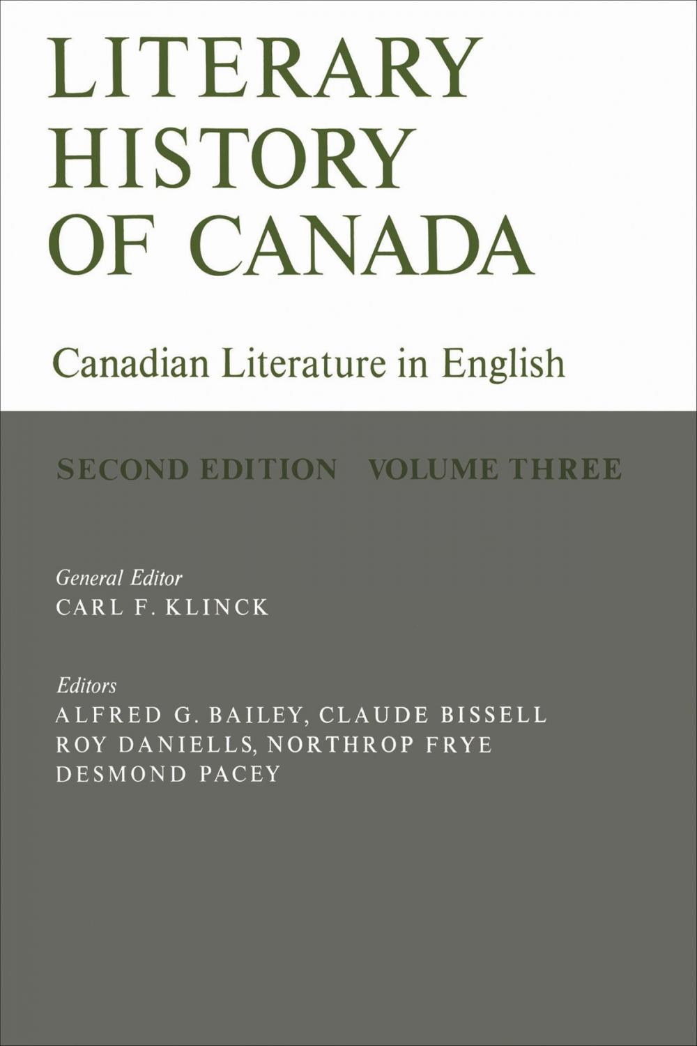 Big bigCover of Literary History of Canada