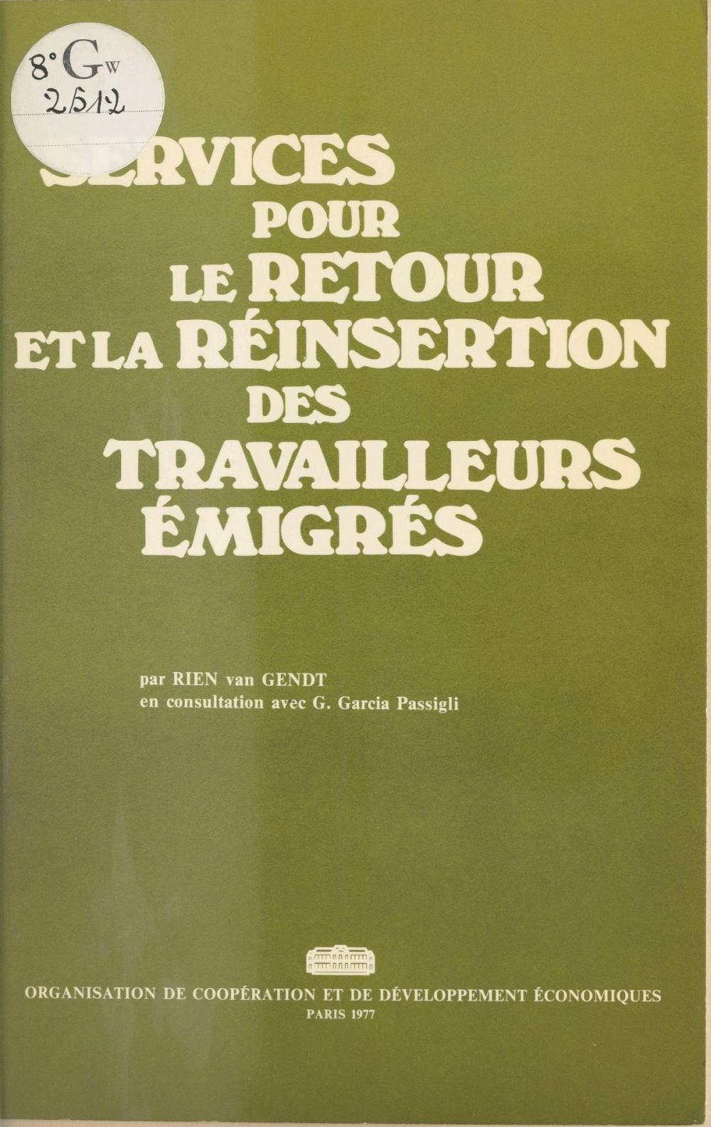 Big bigCover of Services pour le retour et la réinsertion des travailleurs émigrés