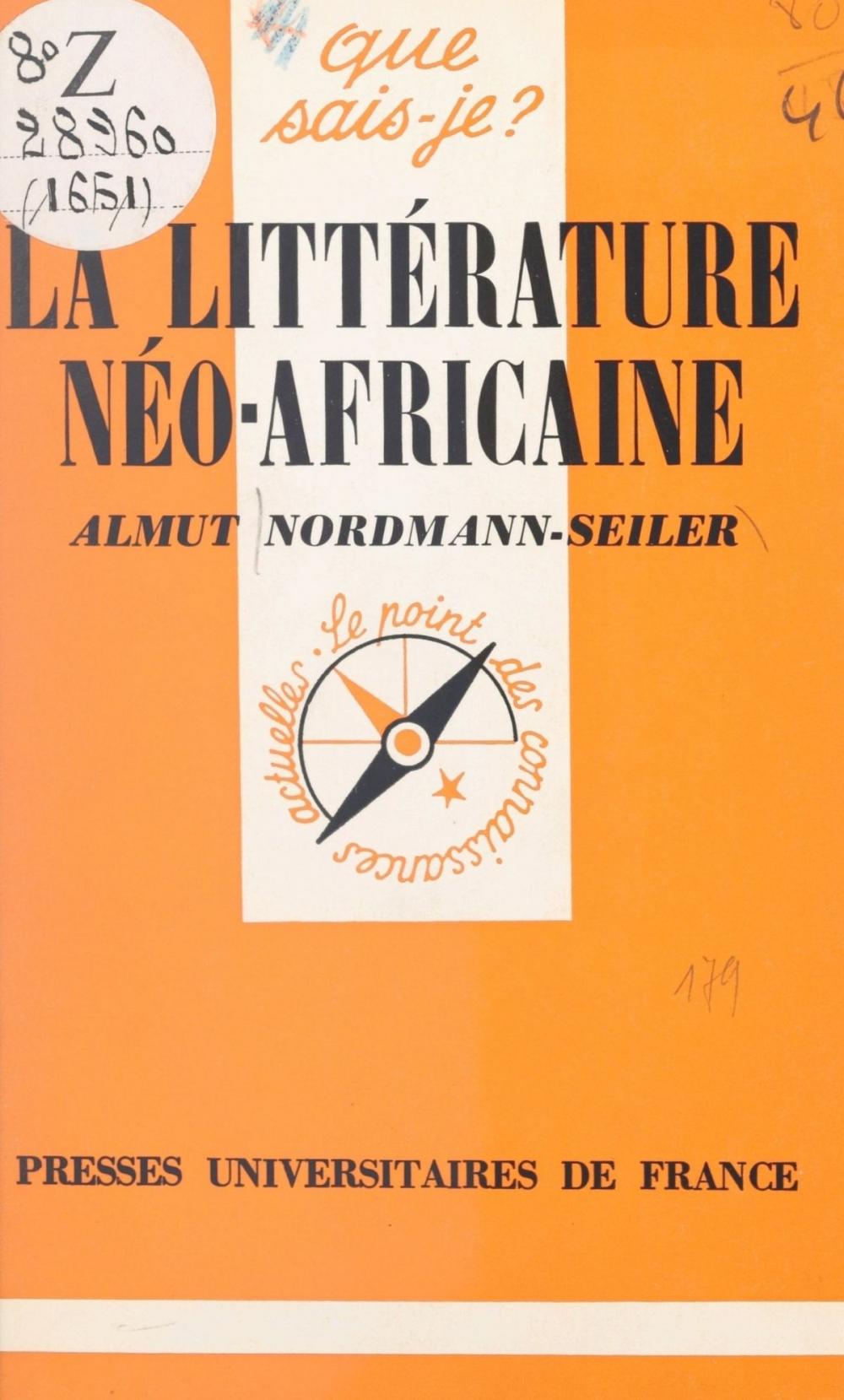 Big bigCover of La littérature néo-africaine