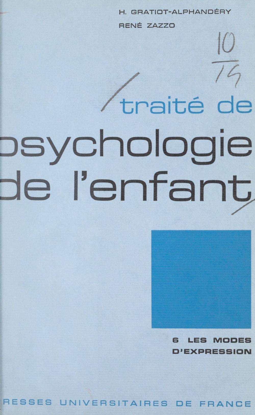 Big bigCover of Traité de psychologie de l'enfant (6)