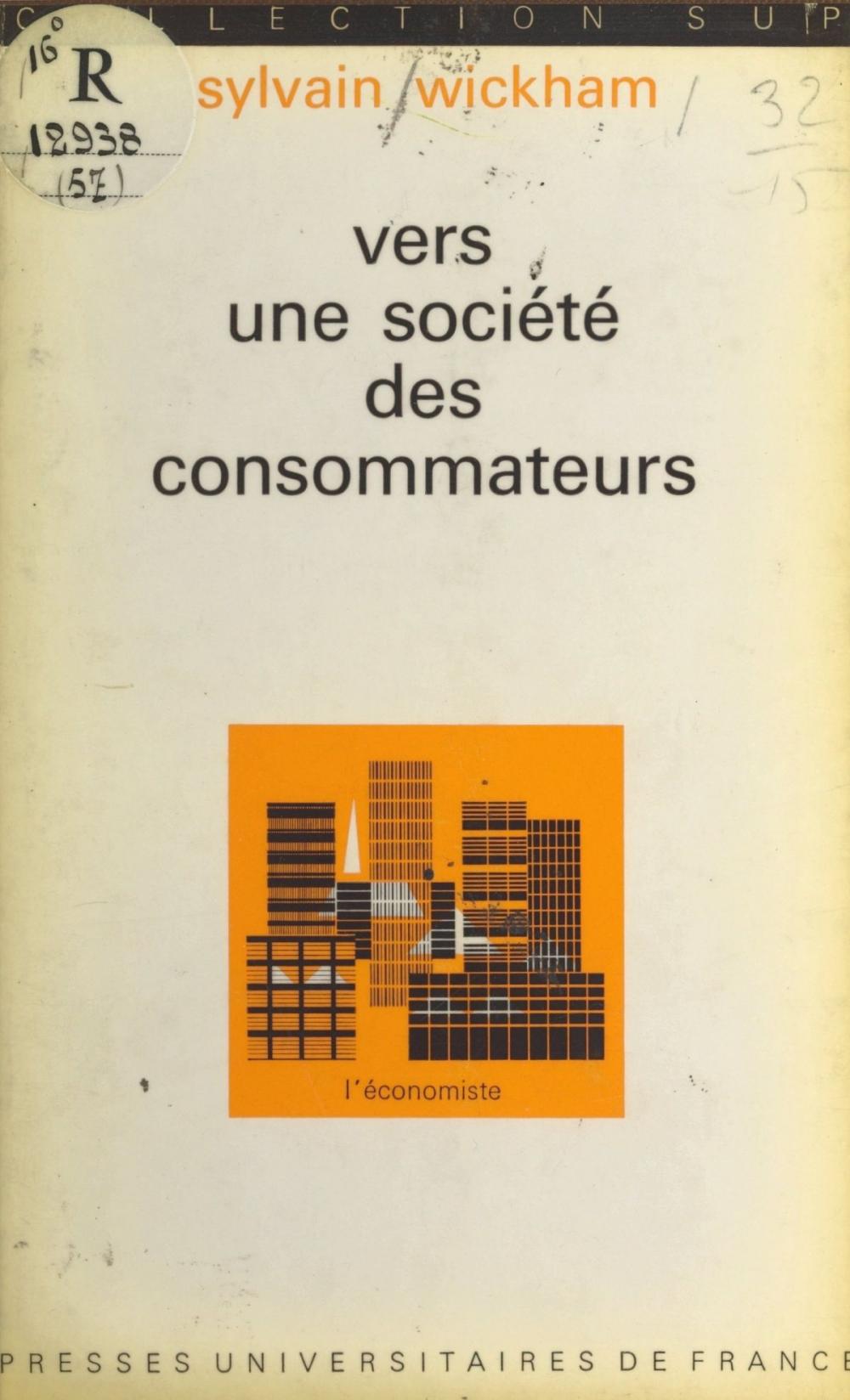 Big bigCover of Vers une société des consommateurs