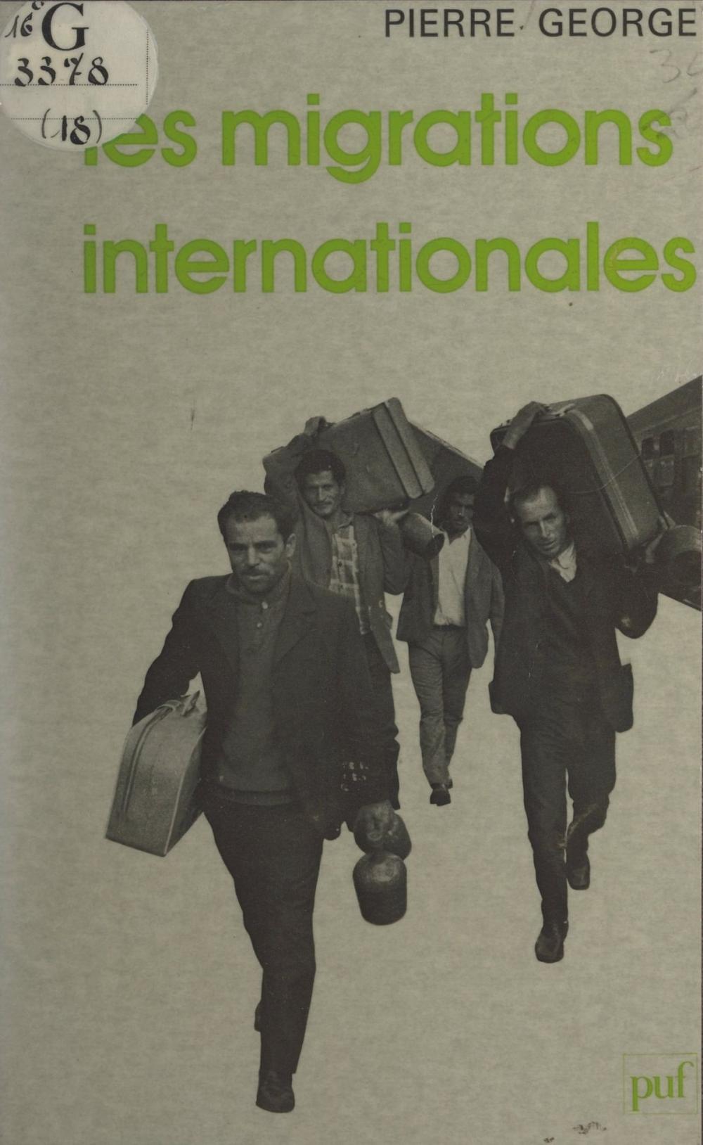 Big bigCover of Les migrations internationales