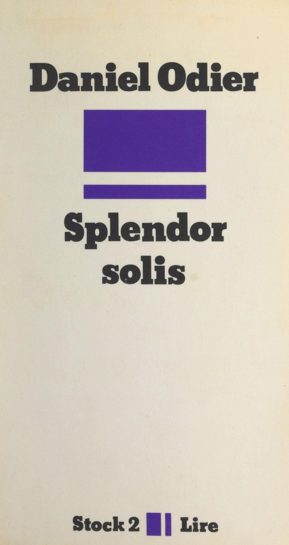 Big bigCover of Splendor Solis