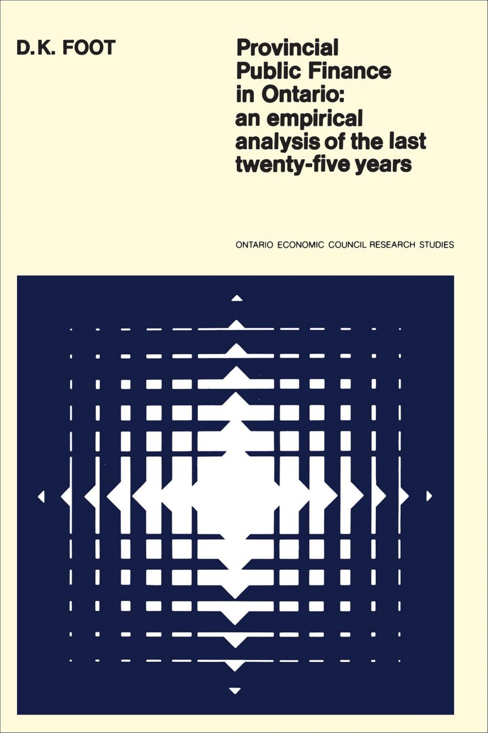 Big bigCover of Provincial Public Finance in Ontario