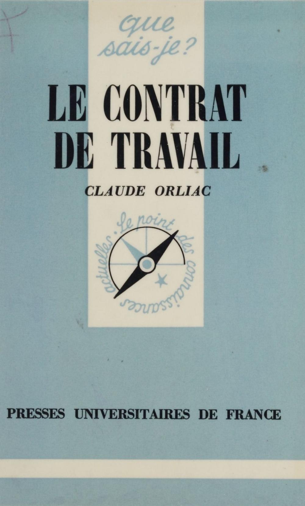 Big bigCover of Le Contrat de travail