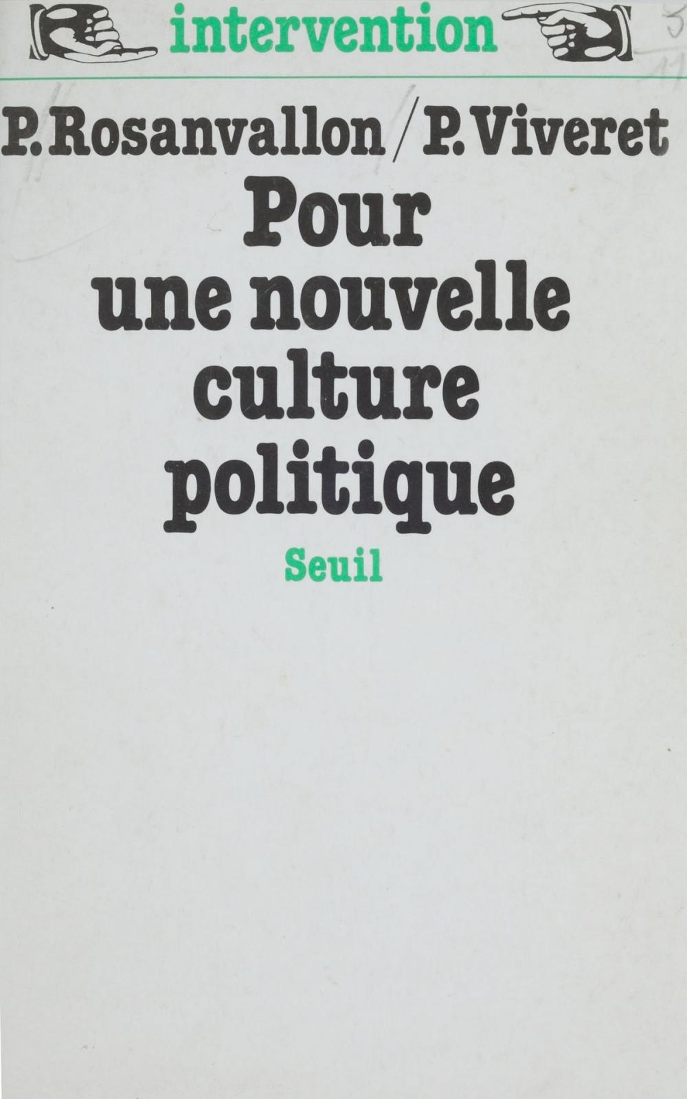 Big bigCover of Pour une nouvelle culture politique