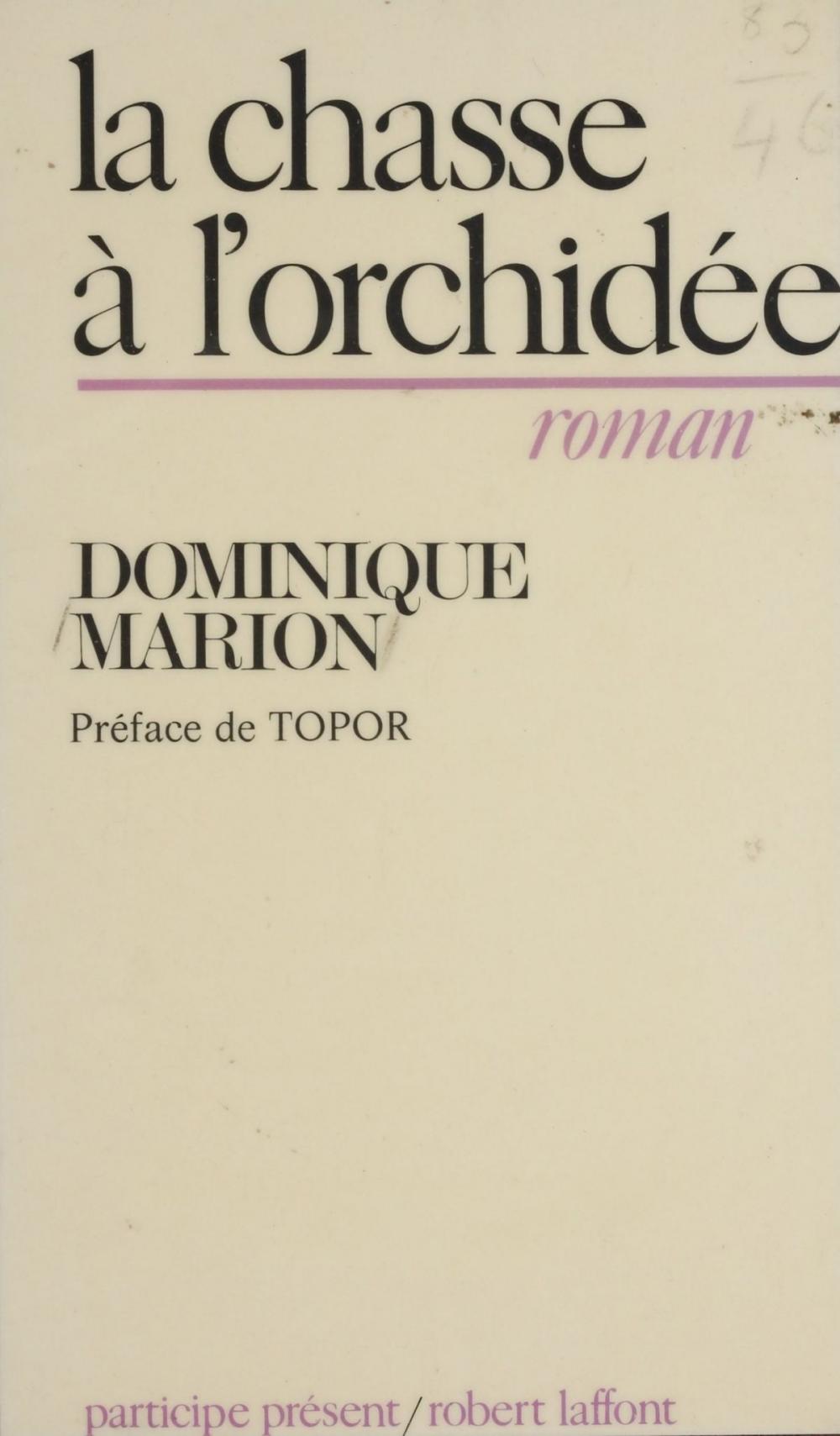 Big bigCover of La chasse à l'orchidée