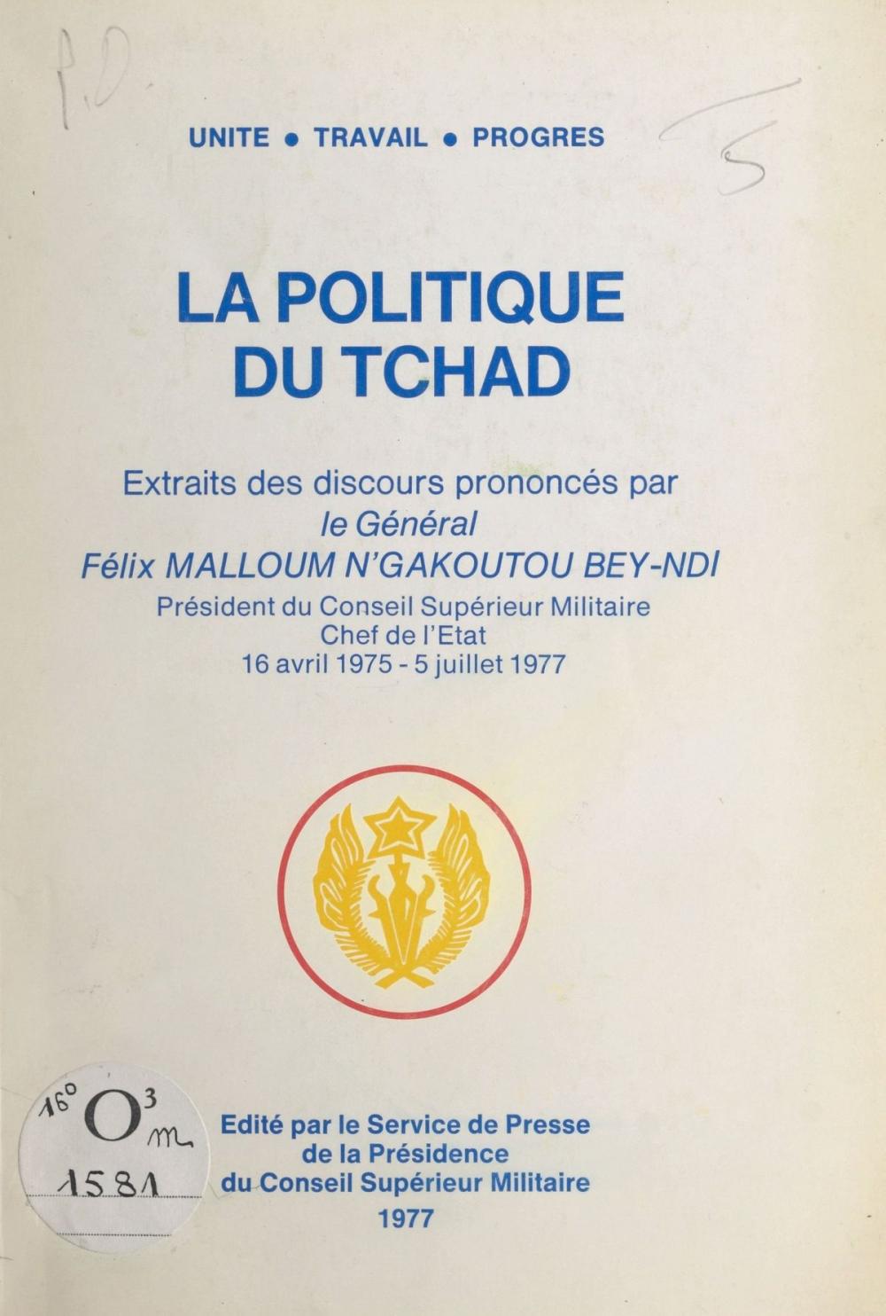 Big bigCover of La politique du Tchad