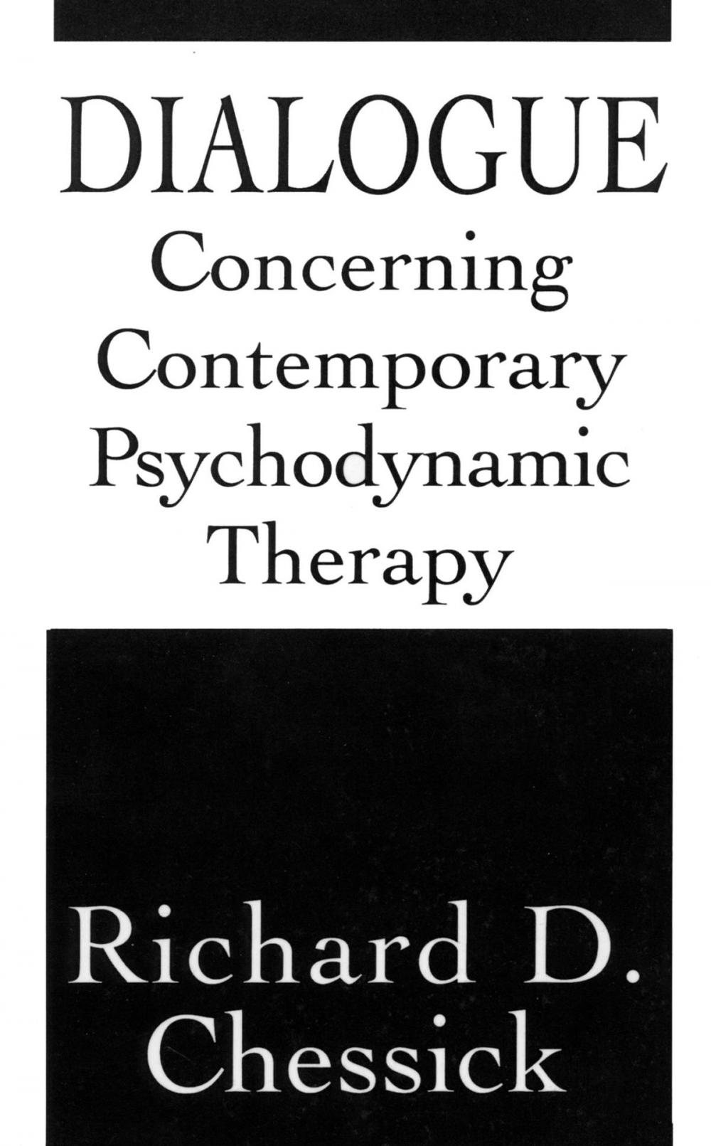 Big bigCover of Dialogue Concerning Contemporary Psychodynamic Therapy