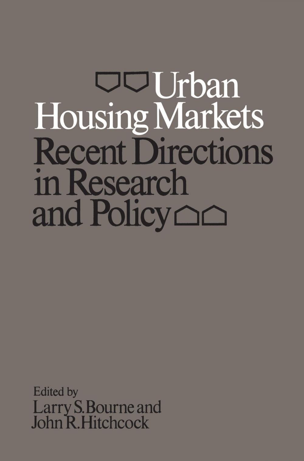 Big bigCover of Urban Housing Markets