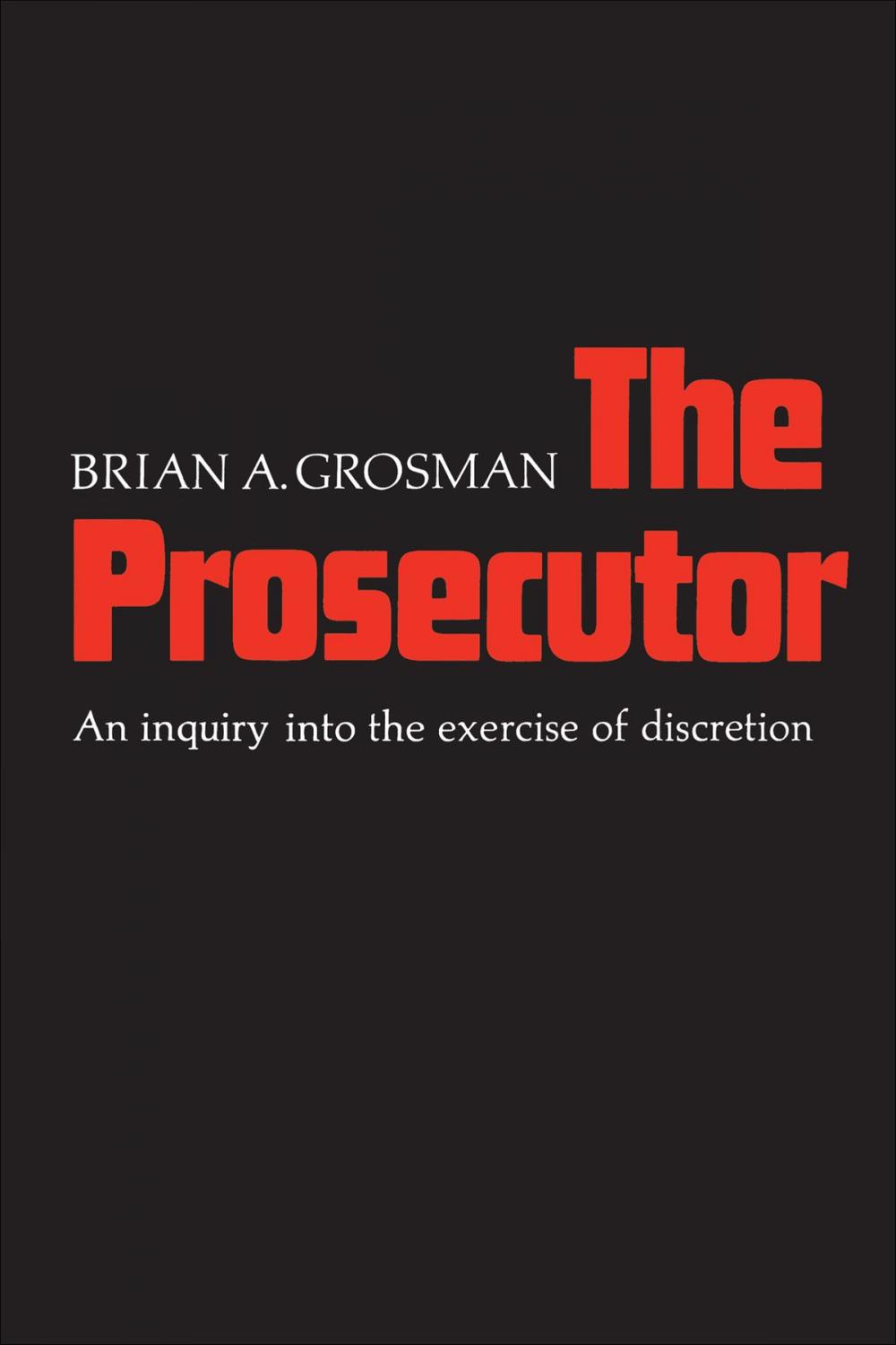 Big bigCover of The Prosecutor