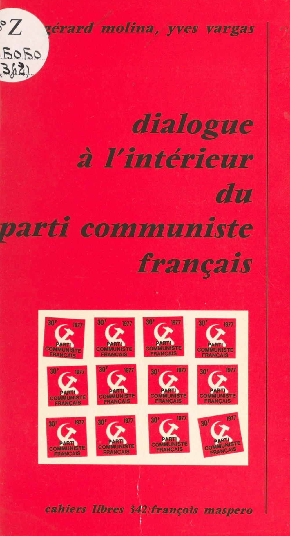 Big bigCover of Dialogue à l'intérieur du parti communiste français