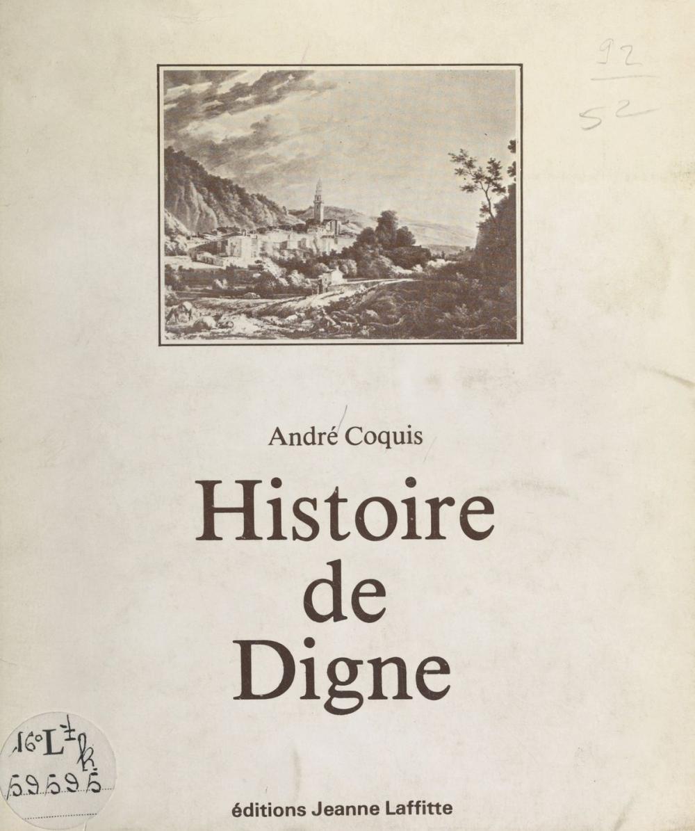 Big bigCover of Histoire de Digne