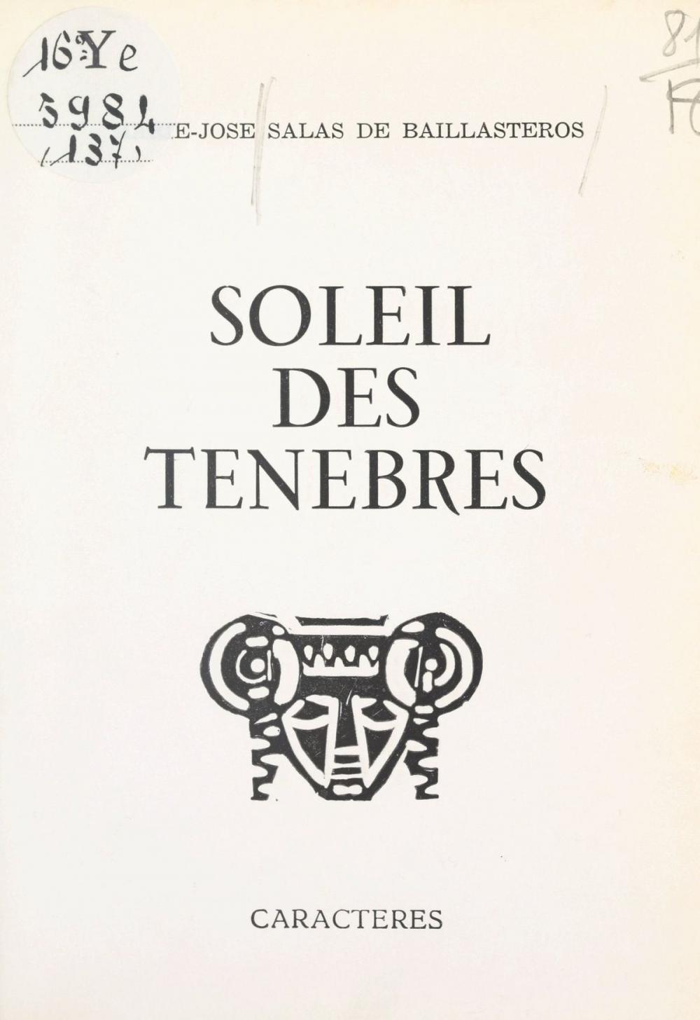 Big bigCover of Soleil des ténèbres