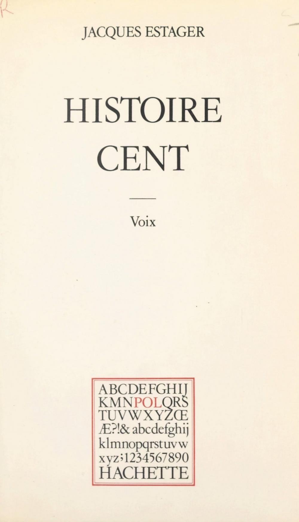 Big bigCover of Histoire cent : voix