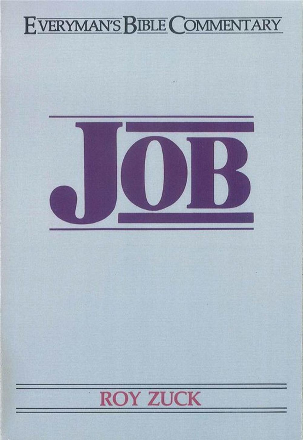 Big bigCover of Job- Everyman's Bible Commentary