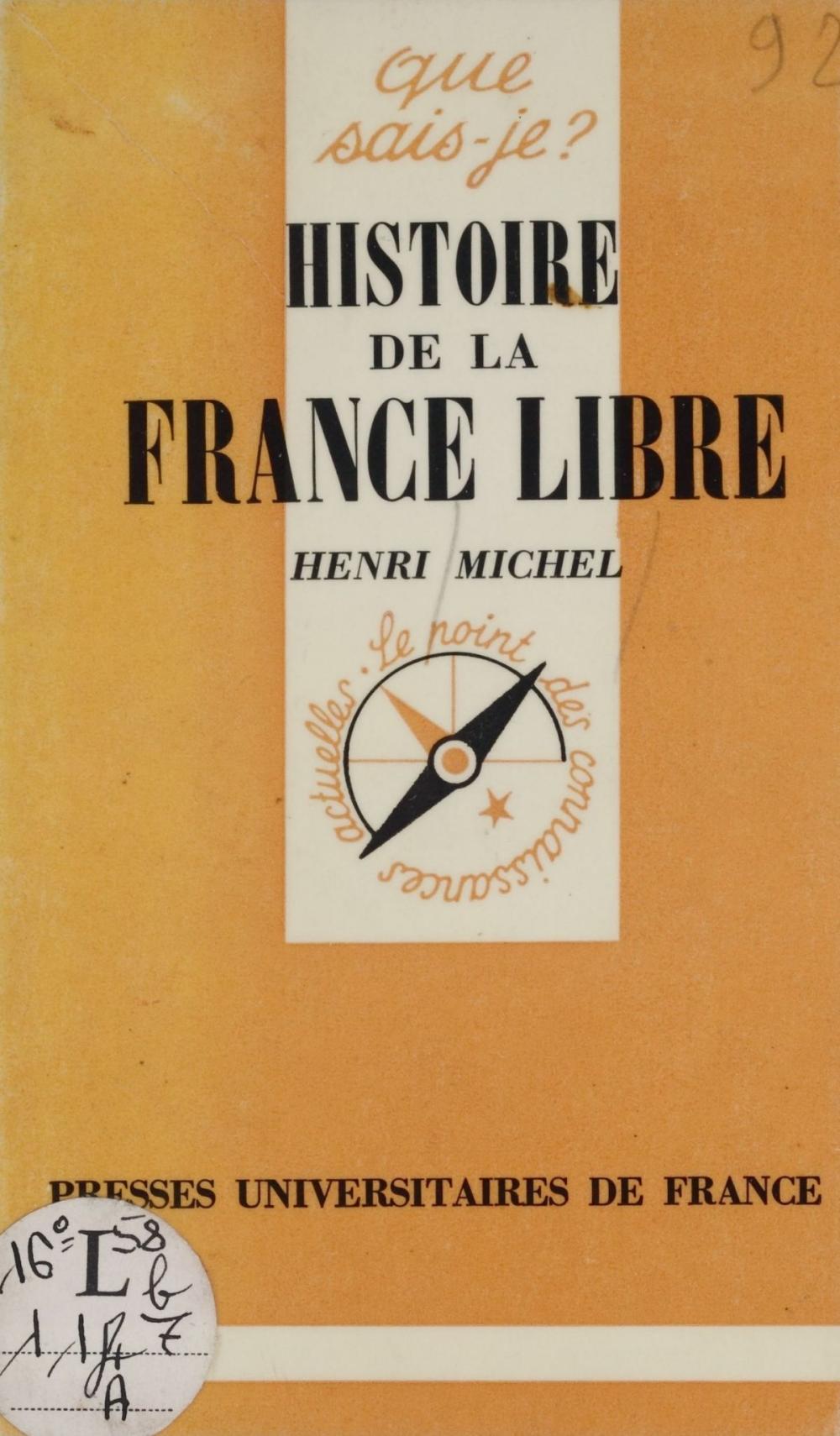 Big bigCover of Histoire de la France libre