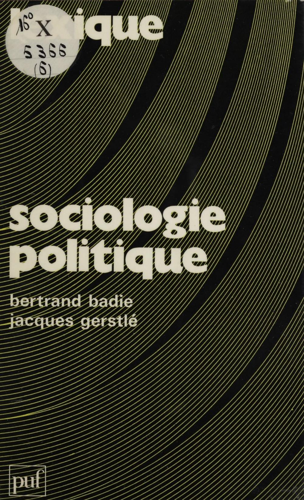 Big bigCover of Sociologie politique