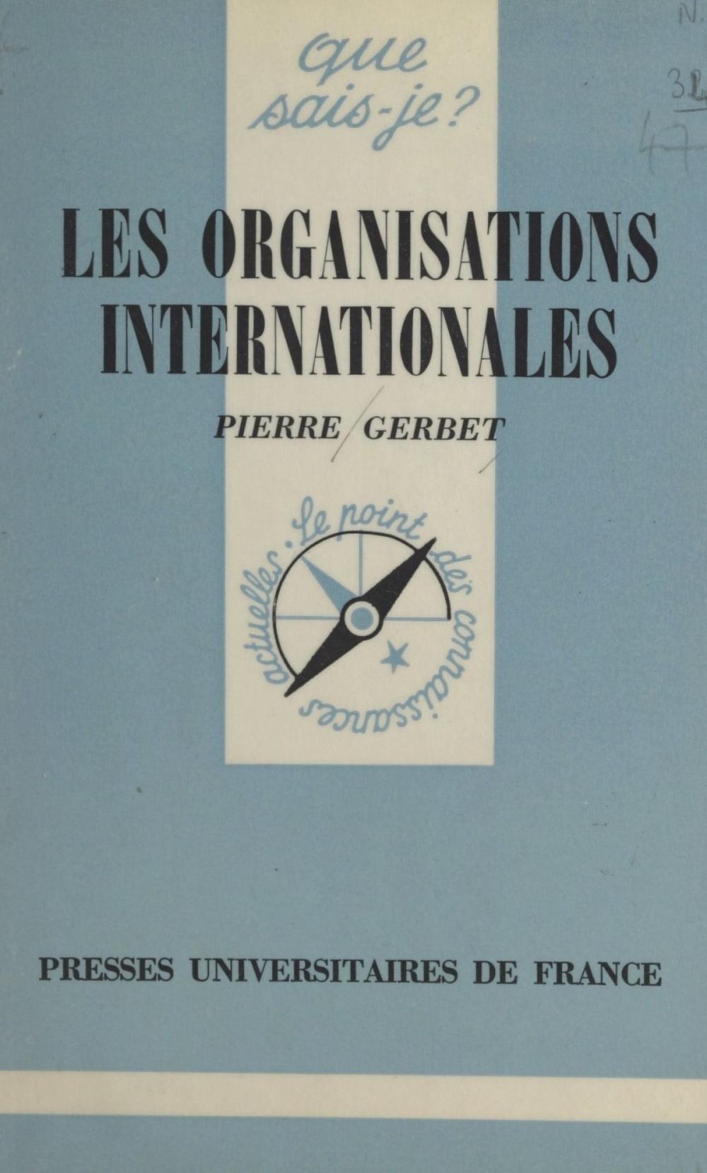 Big bigCover of Les organisations internationales