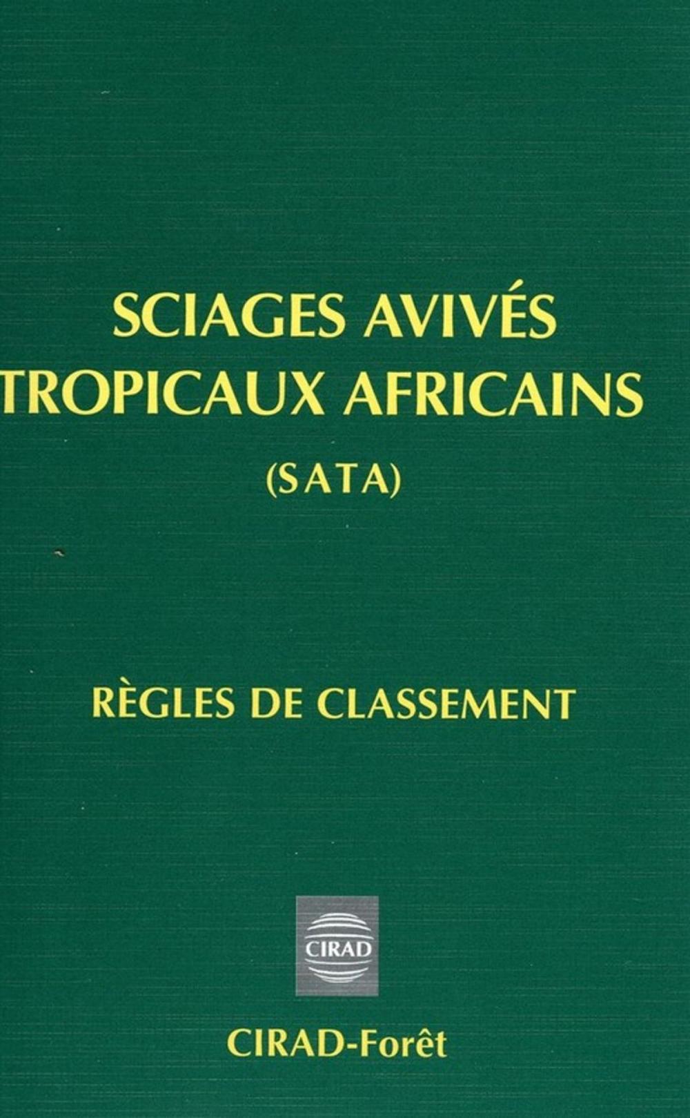 Big bigCover of Sciages avivés tropicaux africains