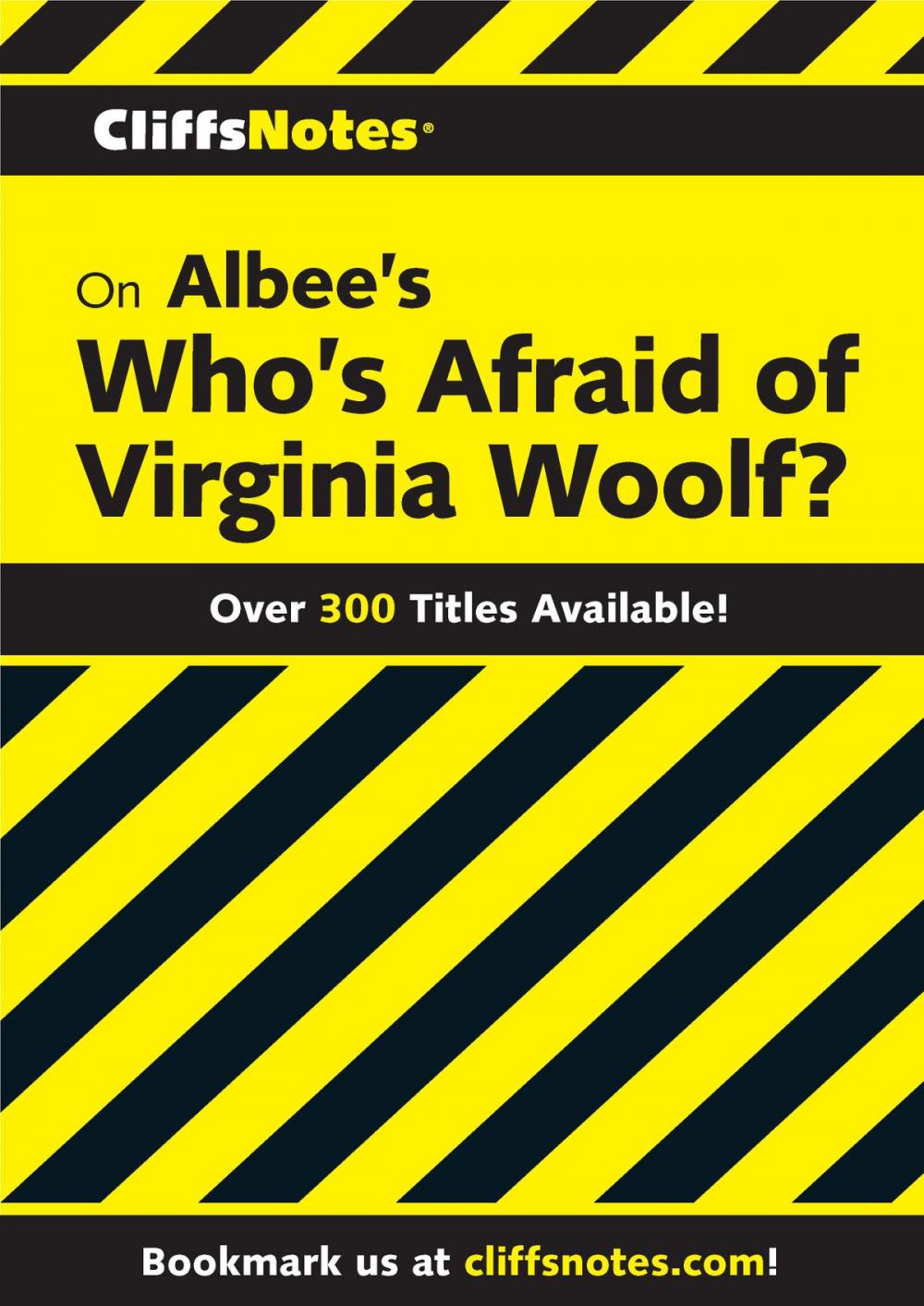 Big bigCover of CliffsNotes on Albee's Who's Afraid of Virginia Woolf?