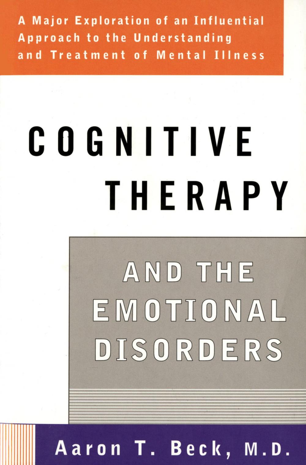 Big bigCover of Cognitive Therapy and the Emotional Disorders