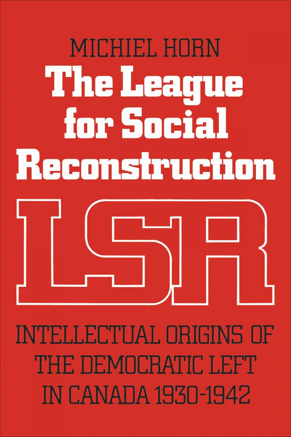 Big bigCover of The League for Social Reconstruction