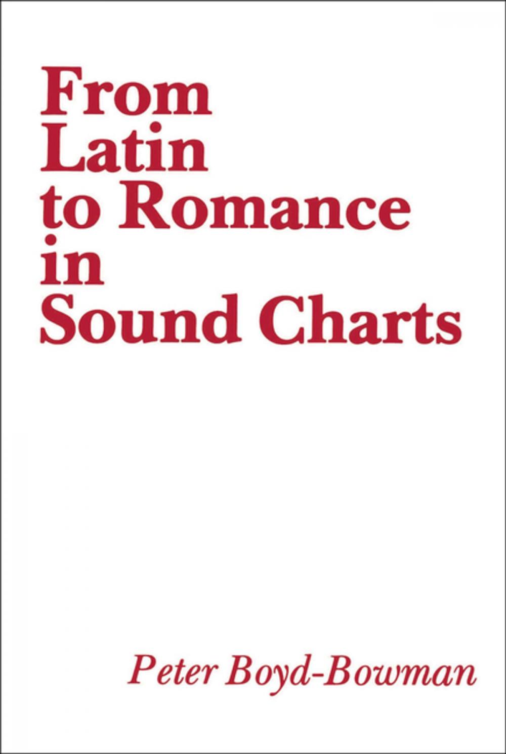 Big bigCover of From Latin to Romance in Sound Charts