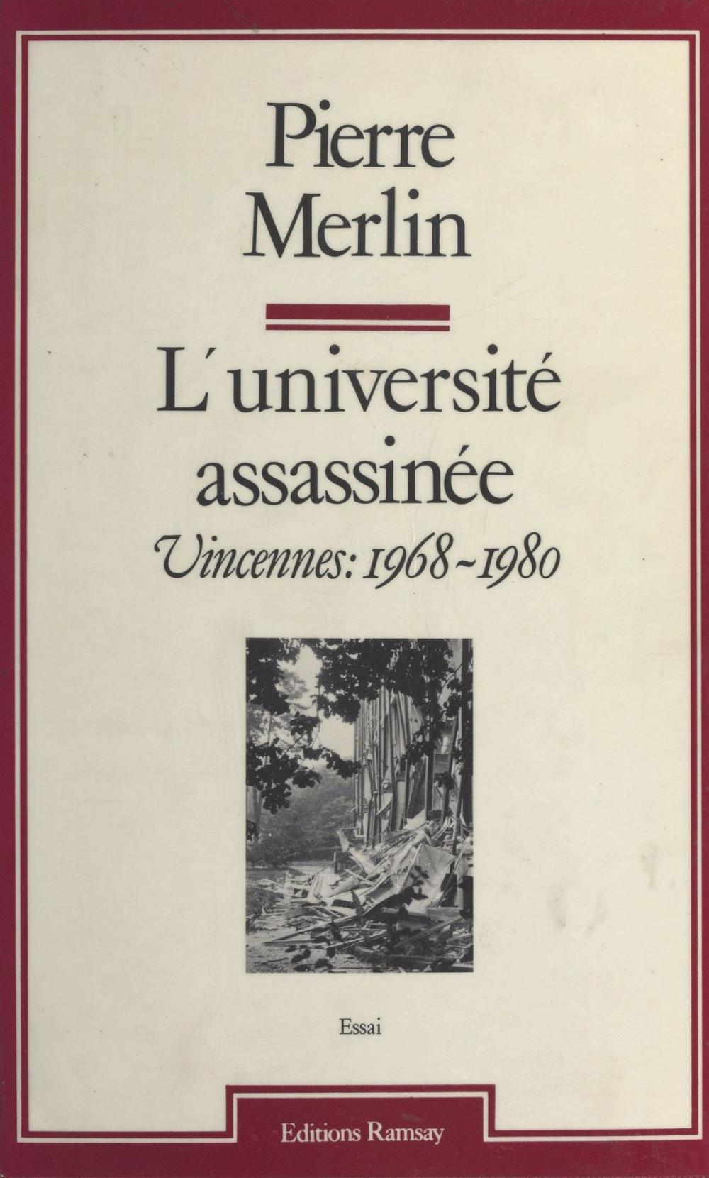 Big bigCover of L'Université assassinée : Vincennes (1968-1980)