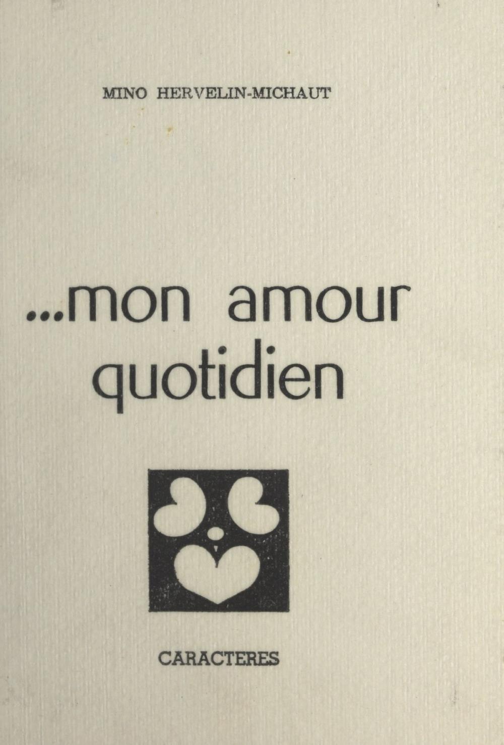 Big bigCover of Mon amour quotidien