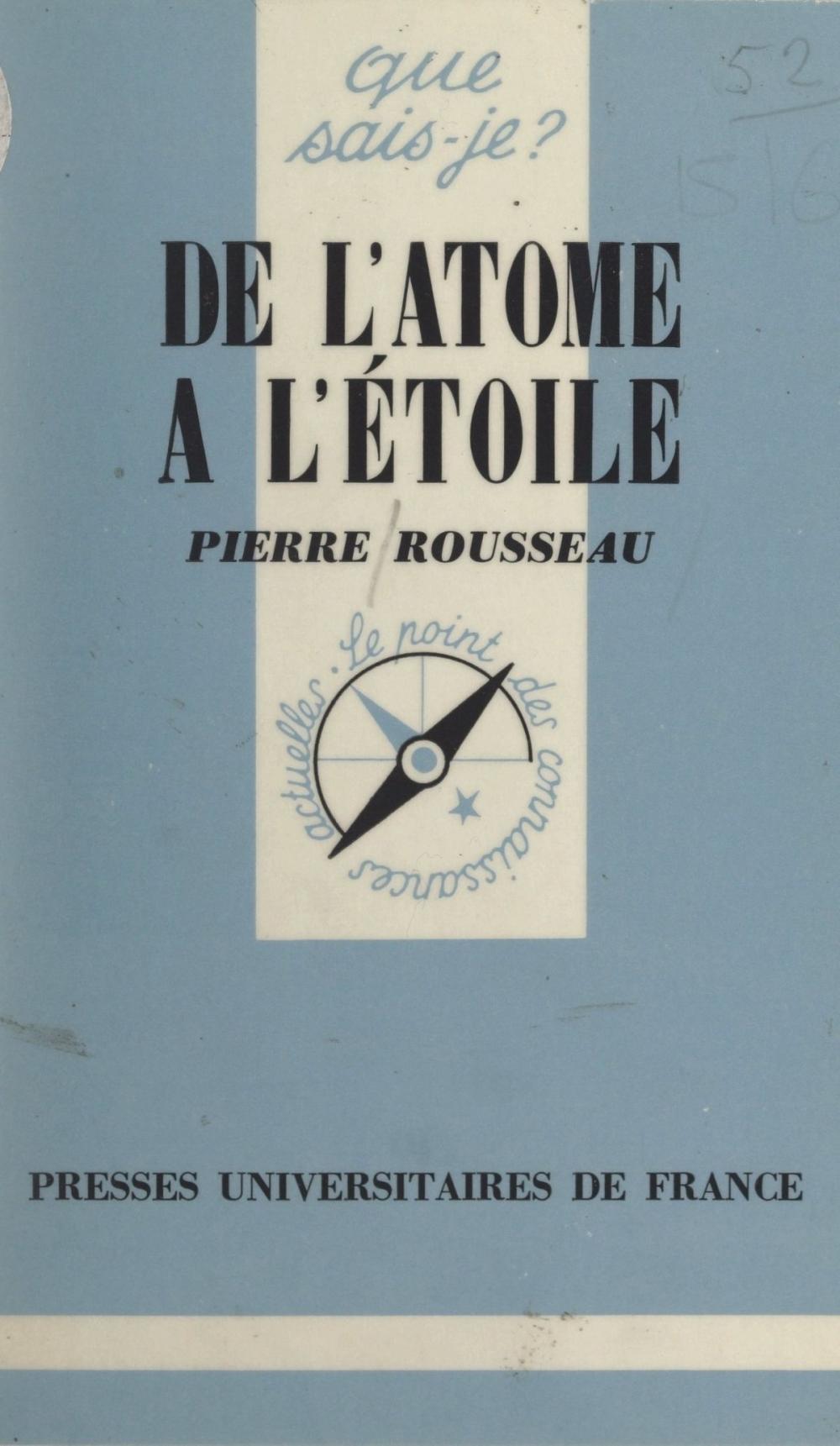 Big bigCover of De l'atome à l'étoile