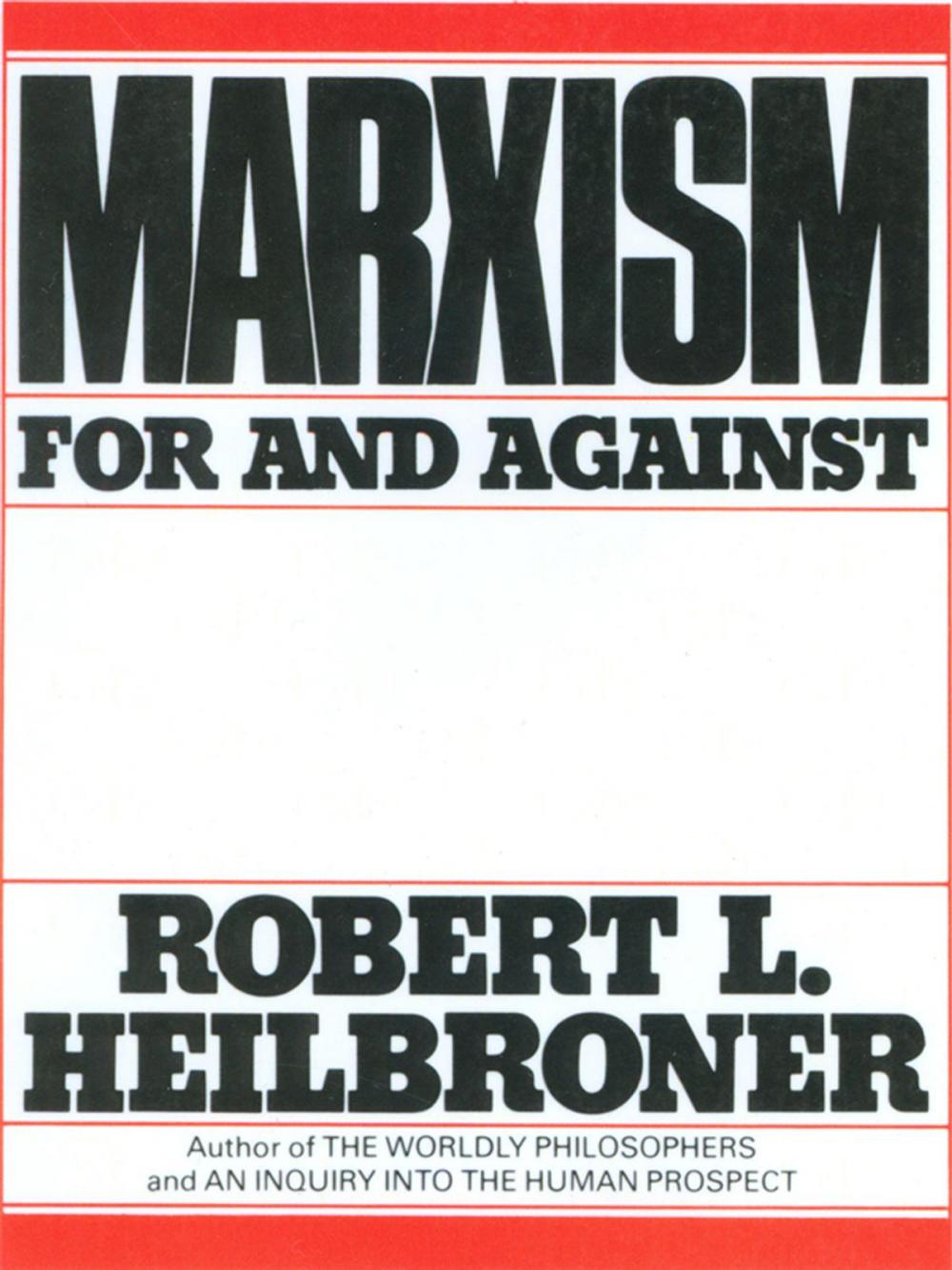 Big bigCover of Marxism: For and Against