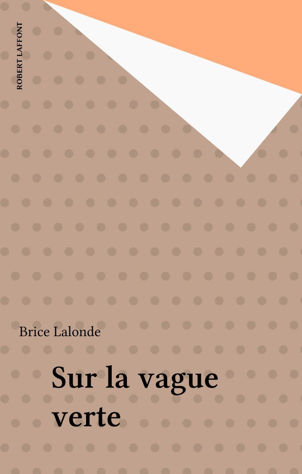 Big bigCover of Sur la vague verte