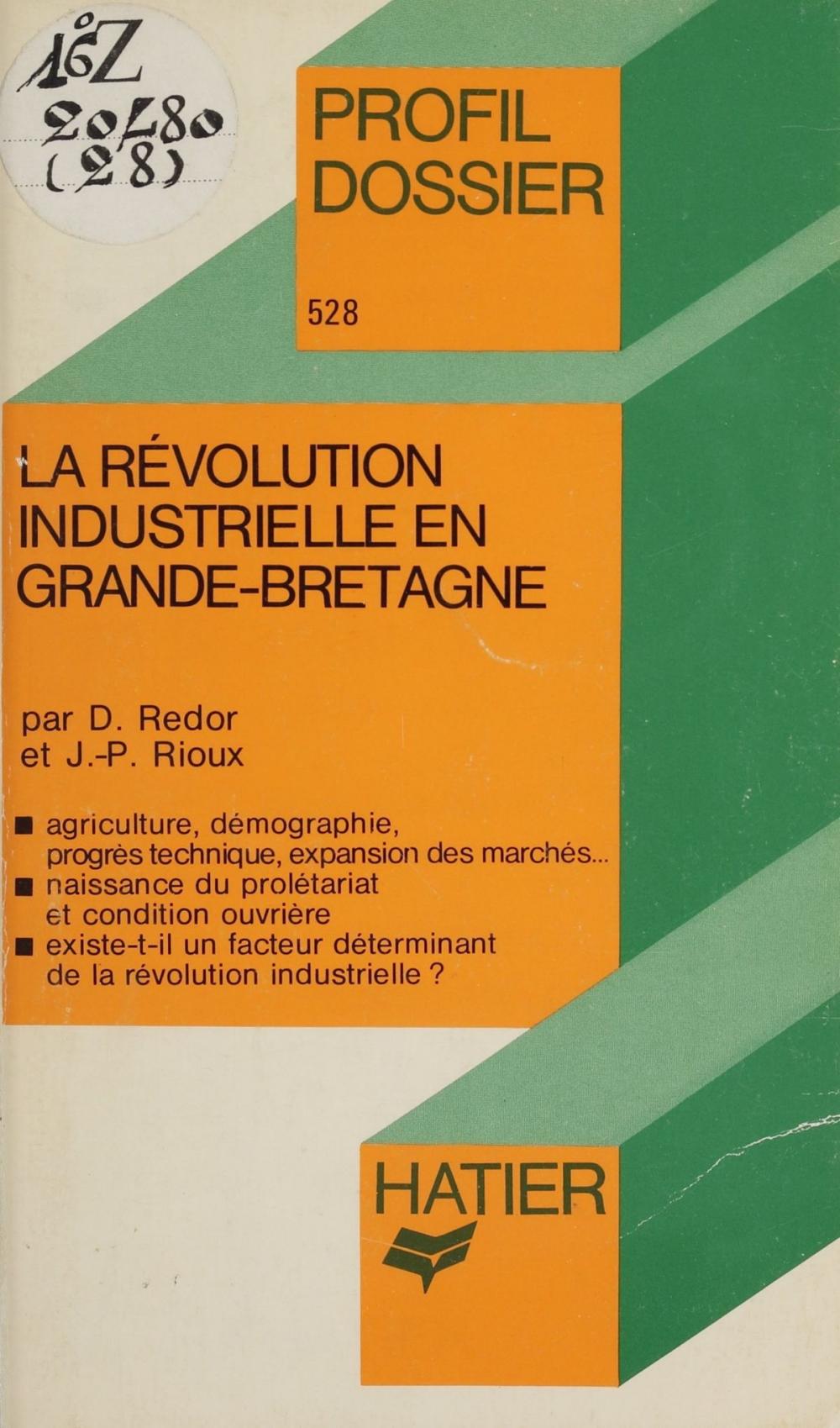 Big bigCover of La Révolution industrielle en Grande-Bretagne