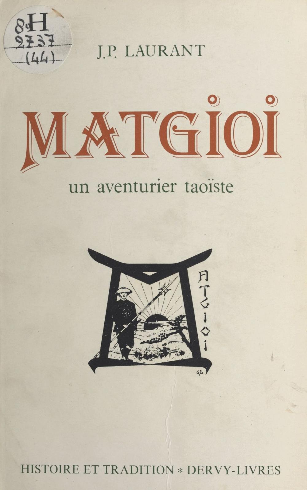 Big bigCover of Matgioi, un aventurier taoïste