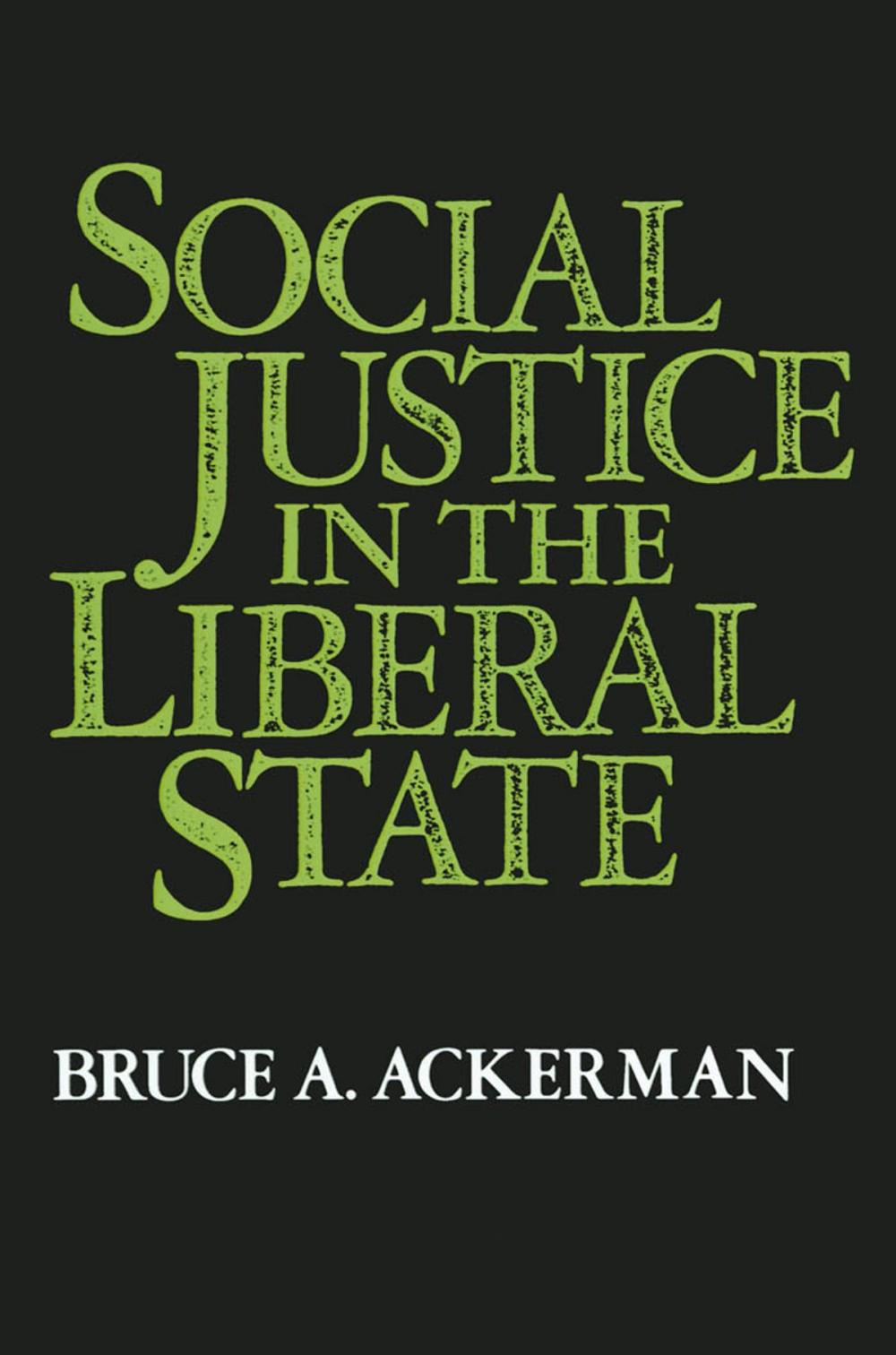 Big bigCover of Social Justice in the Liberal State