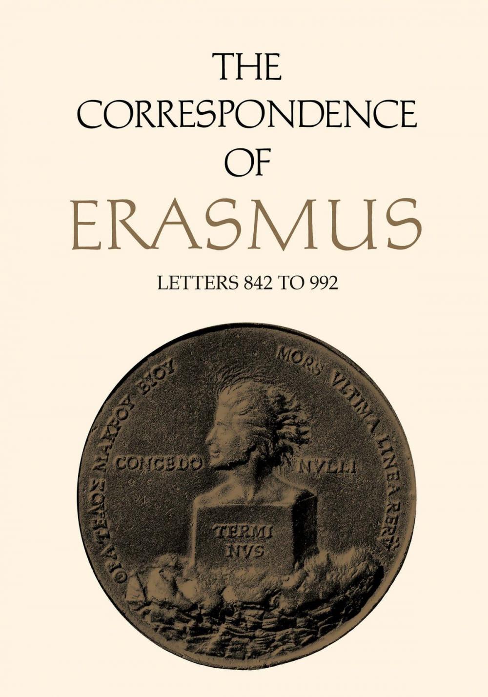 Big bigCover of The Correspondence of Erasmus