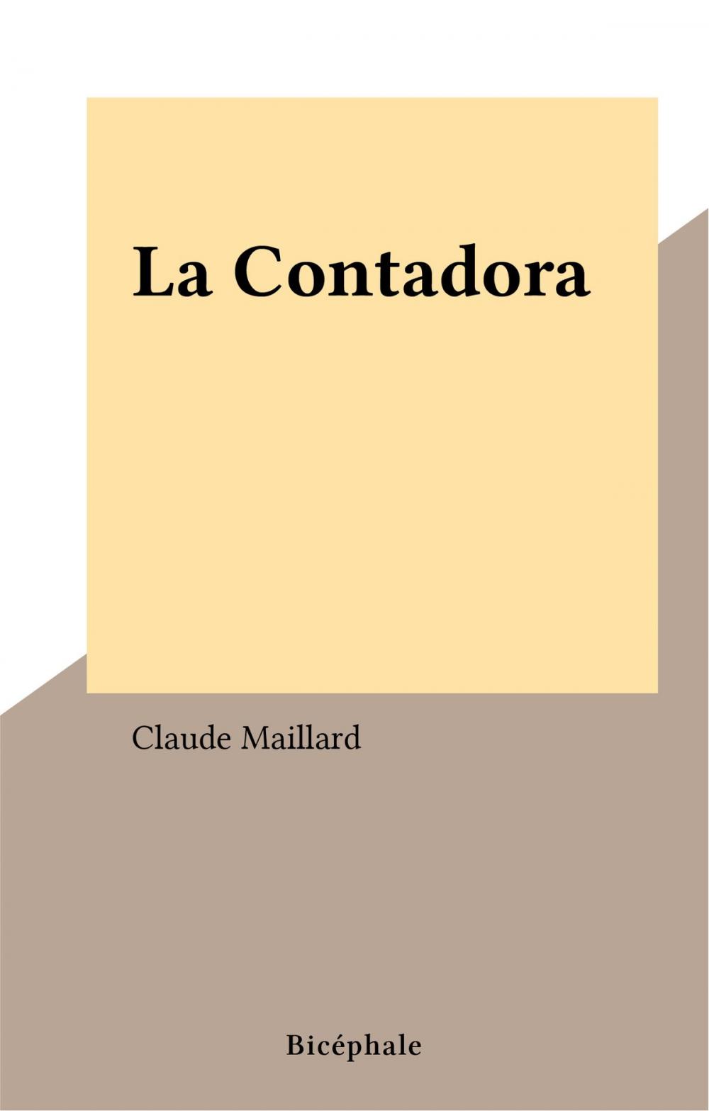 Big bigCover of La Contadora