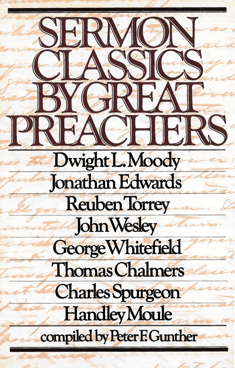 Big bigCover of Sermon Classics by Great Preachers