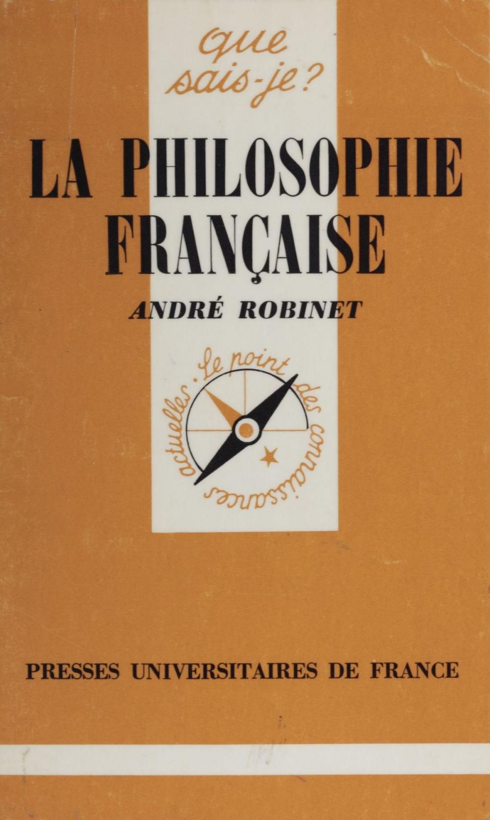 Big bigCover of La Philosophie française