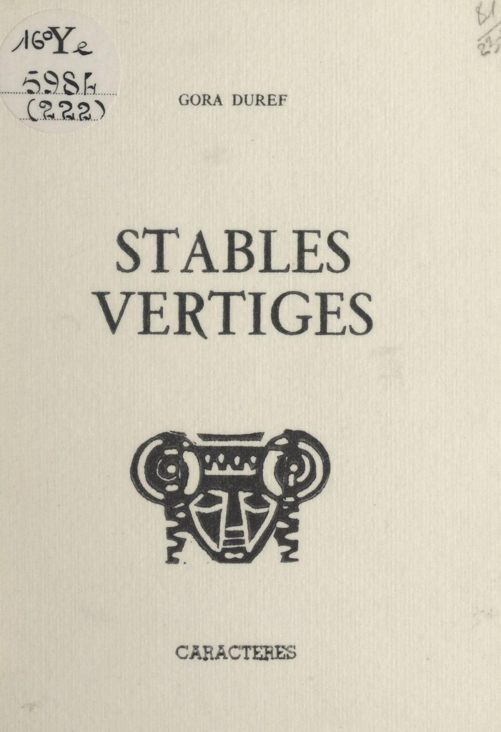 Big bigCover of Stables vertiges