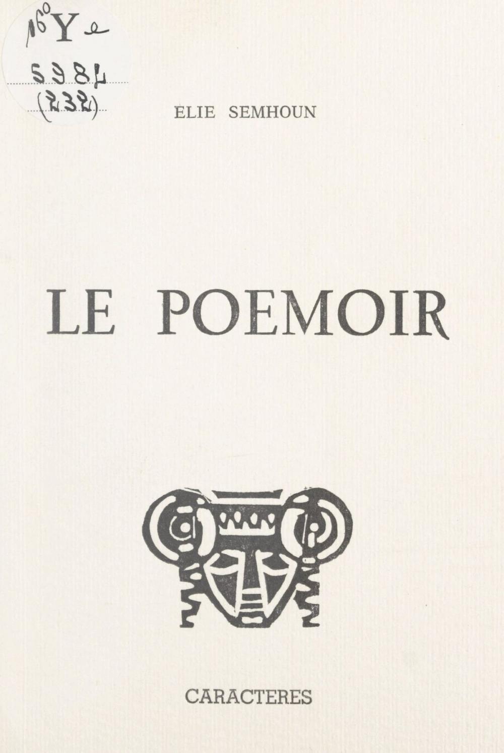 Big bigCover of Le poémoir