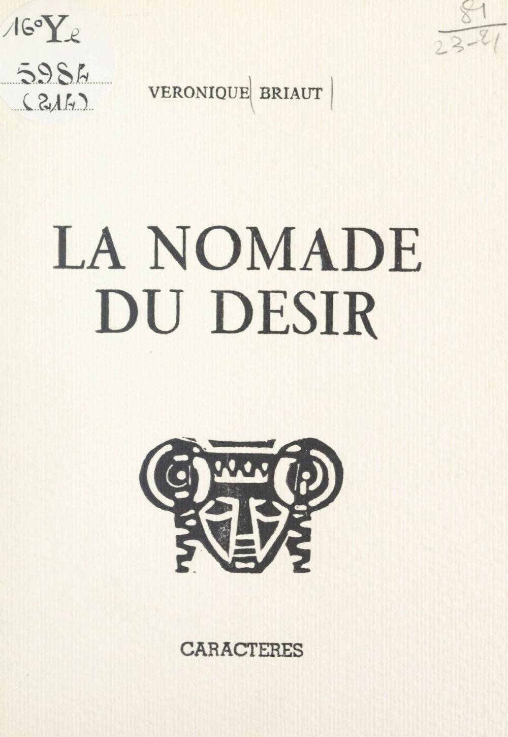 Big bigCover of La nomade du désir